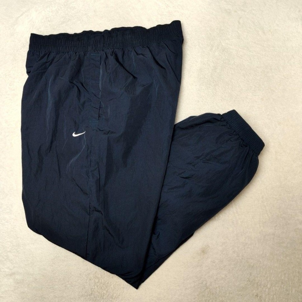 Nike Jogger Pants Womens Medium Blue Woven Sportswear Essential Running FV7668